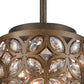 ELK SHOWROOM 12152/1 Rosslyn 8'' Wide 1-Light Mini Pendant - Mocha