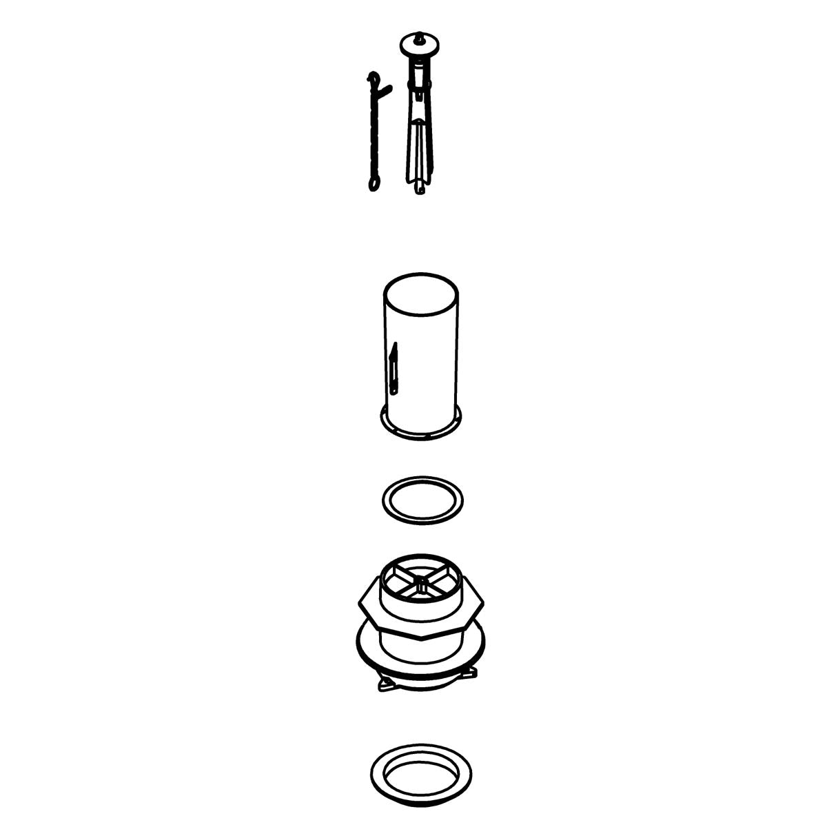 KOHLER CANISTER VALVE ASSEMBLY SERVICE KIT, K-1216612