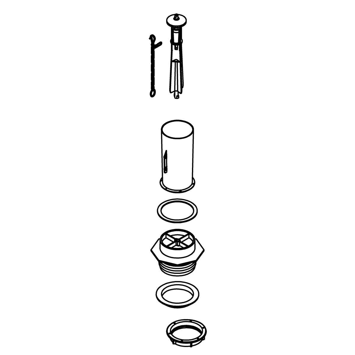 KOHLER CANISTER VALVE ASSEMBLY SERVICE KIT, K-1216617