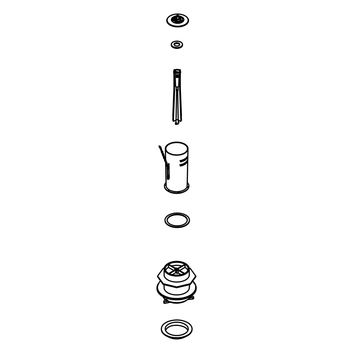 KOHLER CANISTER VALVE ASSEMBLY SERVICE KIT, K-1216619