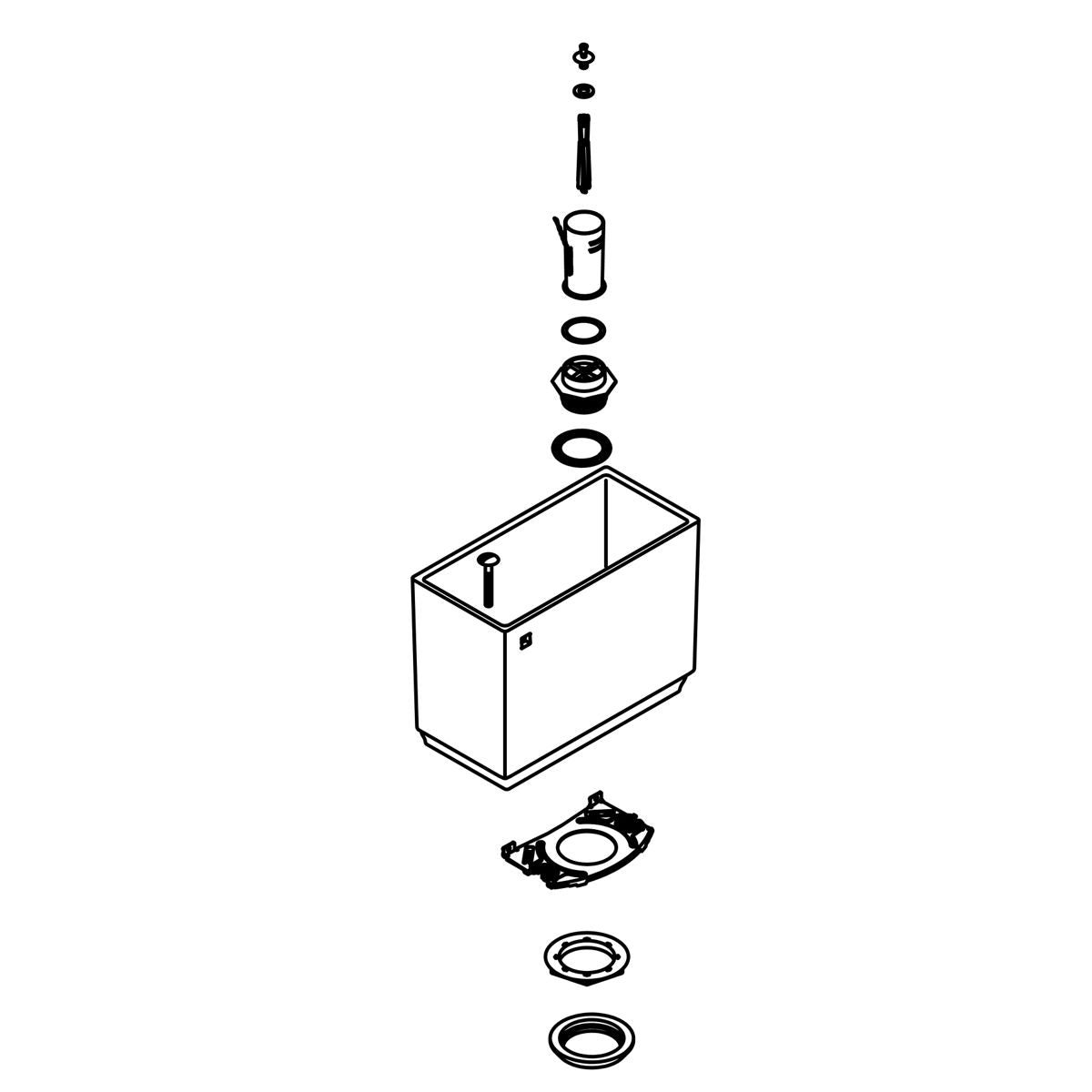 KOHLER CANISTER VALVE ASSEMBLY SERVICE KIT, K-1216620