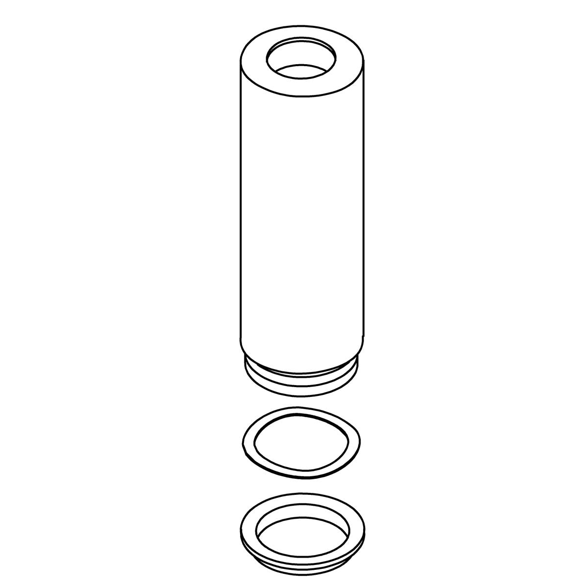 KOHLER Tall Handle Bonnet Kit - Vibrant Moderne Brushed Gold, K-1216753-BGD