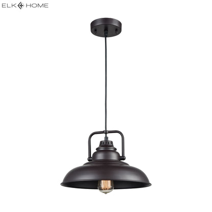 MARKETPLACE 1217-1002 Rum Row 13'' Wide 1-Light Pendant - Oil Rubbed Bronze