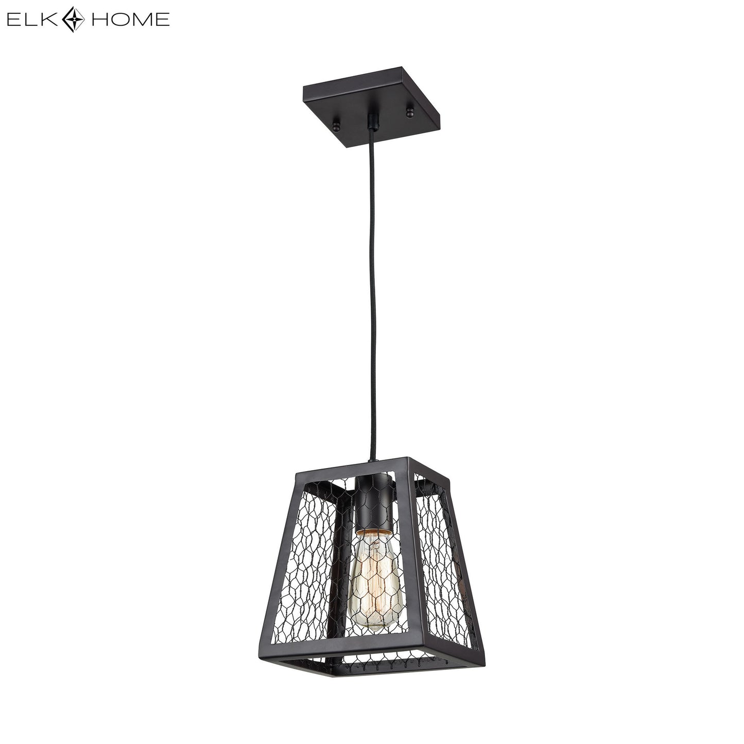 MARKETPLACE 1217-1011 Grange 6.6'' Wide 1-Light Mini Pendant - Oil Rubbed Bronze