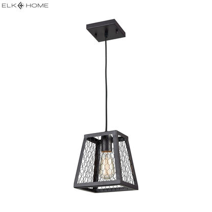 MARKETPLACE 1217-1011 Grange 6.6'' Wide 1-Light Mini Pendant - Oil Rubbed Bronze