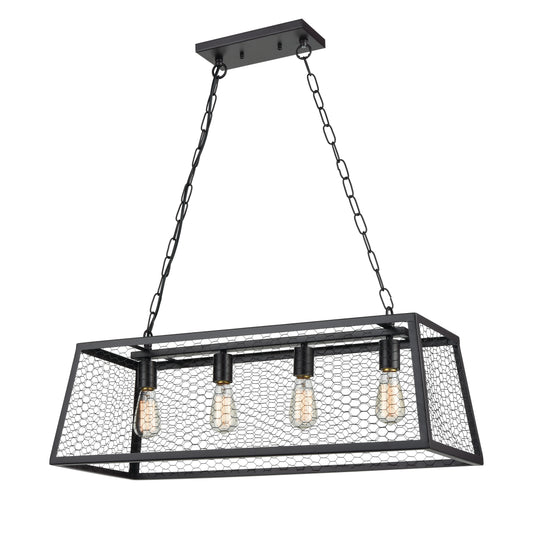 ELK STUDIO 1217-1013 Grange 31'' Wide 4-Light Chandelier - Oil Rubbed Bronze