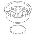 KOHLER Strainer Cup Assembly - Black Iron, K-1217618-KB