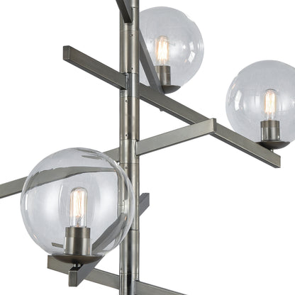 ELK SHOWROOM 12184/8 Globes of Light 42'' Wide 8-Light Chandelier - Black