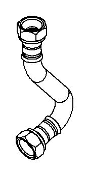 KOHLER CONNECTOR HOSE SERVICE KIT, K-1218574