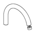 KOHLER Spout Kit - Matte Black, K-1219937-BL