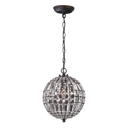 MARKETPLACE 122-015 Talgarth 10.25'' Wide 1-Light Mini Pendant - Dark Bronze