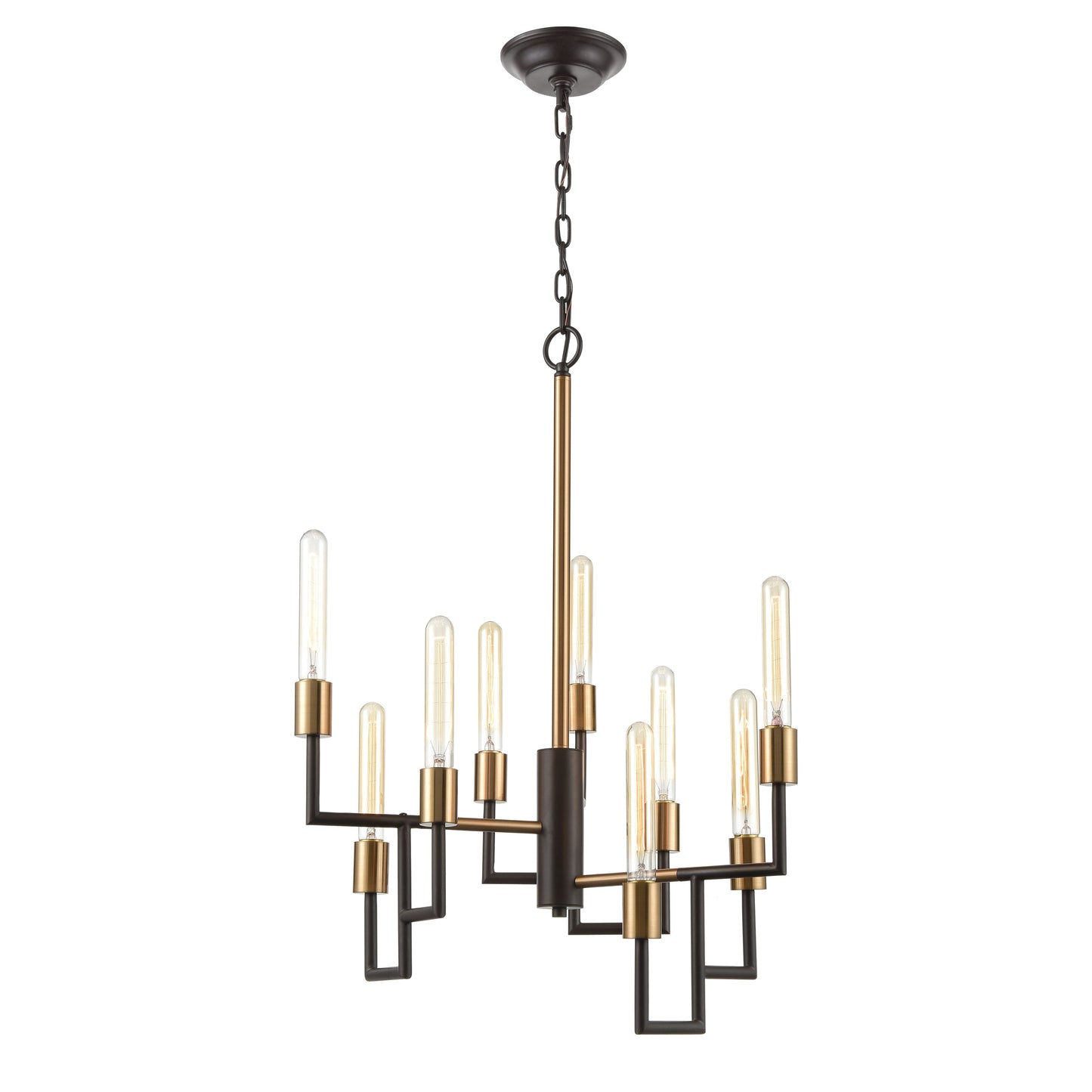 ELK SHOWROOM 12206/9 Congruency 23'' Wide 9-Light Chandelier - Oil Rubbed Bronze