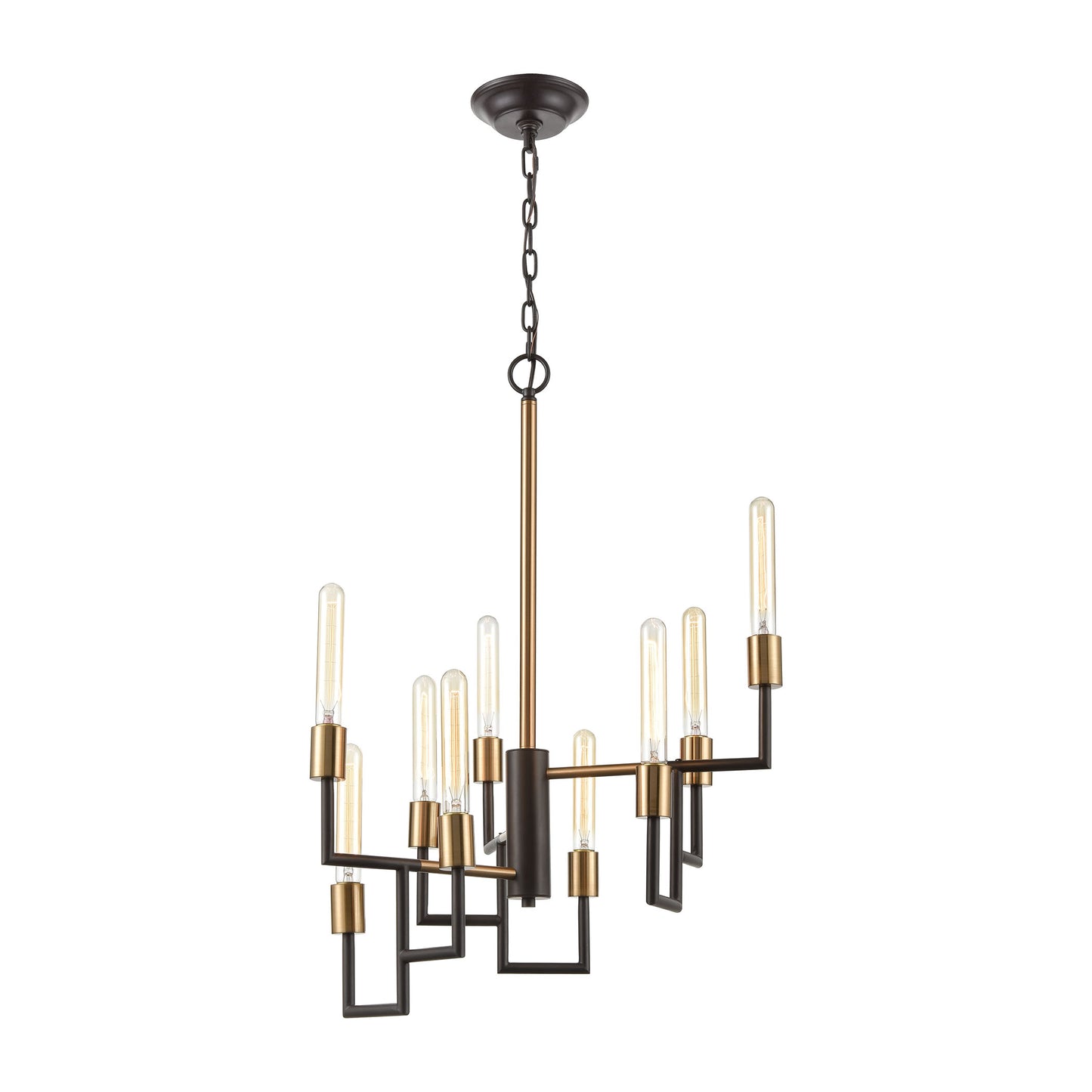 ELK SHOWROOM 12206/9 Congruency 23'' Wide 9-Light Chandelier - Oil Rubbed Bronze