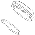 KOHLER Bonnet Kit - Vibrant Stainless, K-1222878-VS