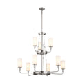 KICHLER 52452CLP Vetivene 40" 9 Light Chandelier Classic Pewter