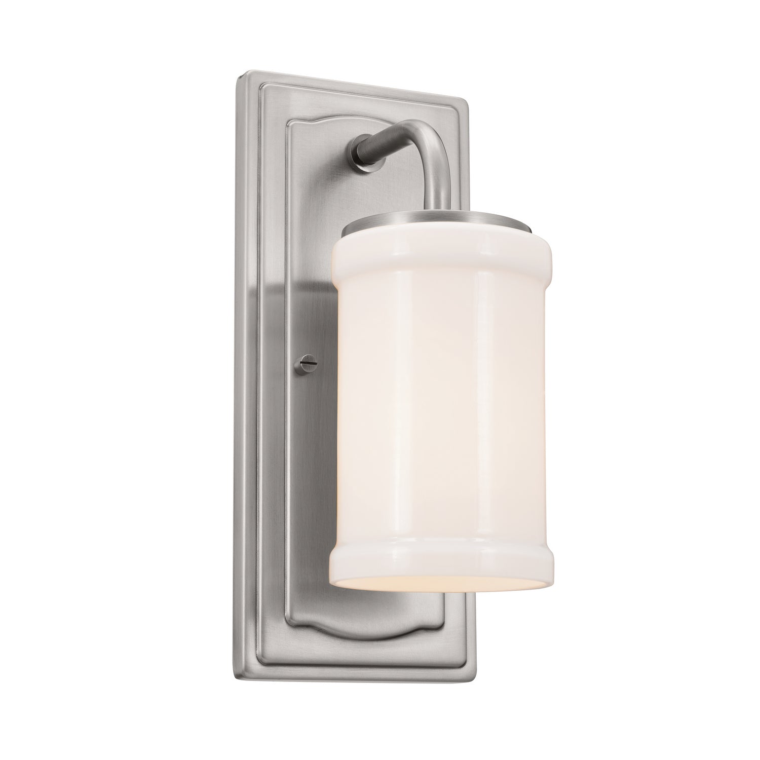 KICHLER 52454CLP Vetivene 12" 1 Light Wall Sconce Classic Pewter