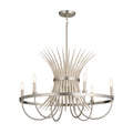 KICHLER 52458NI Felicity 29" 6 Light Chandelier Brushed Nickel