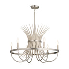 KICHLER 52458NI Felicity 29" 6 Light Chandelier Brushed Nickel