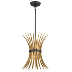 KICHLER 52460BK Felicity 12.5" 1 Light Pendant Black