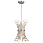 KICHLER 52460NI Felicity 12.5" 1 Light Pendant Brushed Nickel