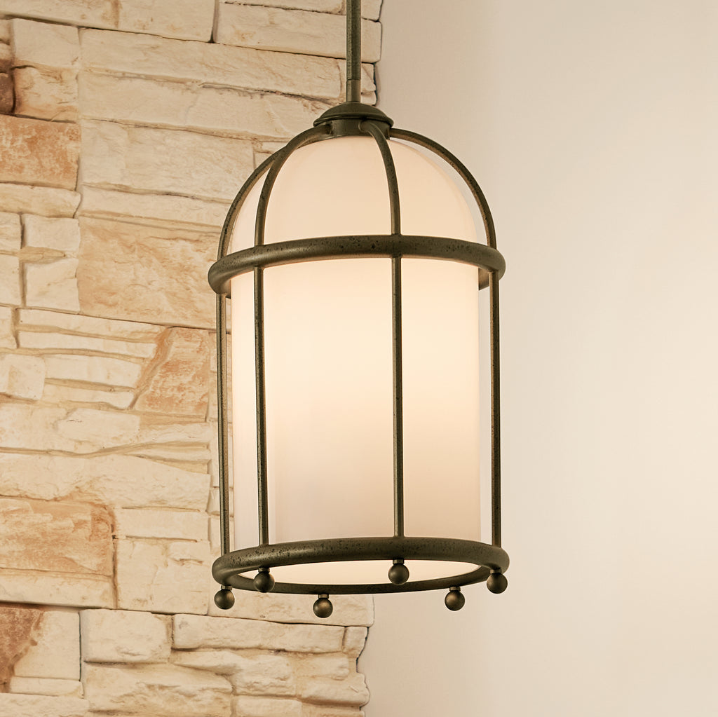 KICHLER 52464CHZ Topiary 10" 1 Light Pendant Character Bronze