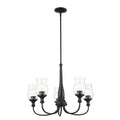 KICHLER 52468BK Melis 26.5" 5 Light Chandelier Black
