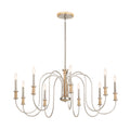 KICHLER 52471NI Karthe 42" 9 Light Chandelier Brushed Nickel