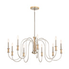 KICHLER 52471NI Karthe 42" 9 Light Chandelier Brushed Nickel