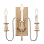 KICHLER 52473NI Karthe 14" 3 Light Wall Sconce Brushed Nickel