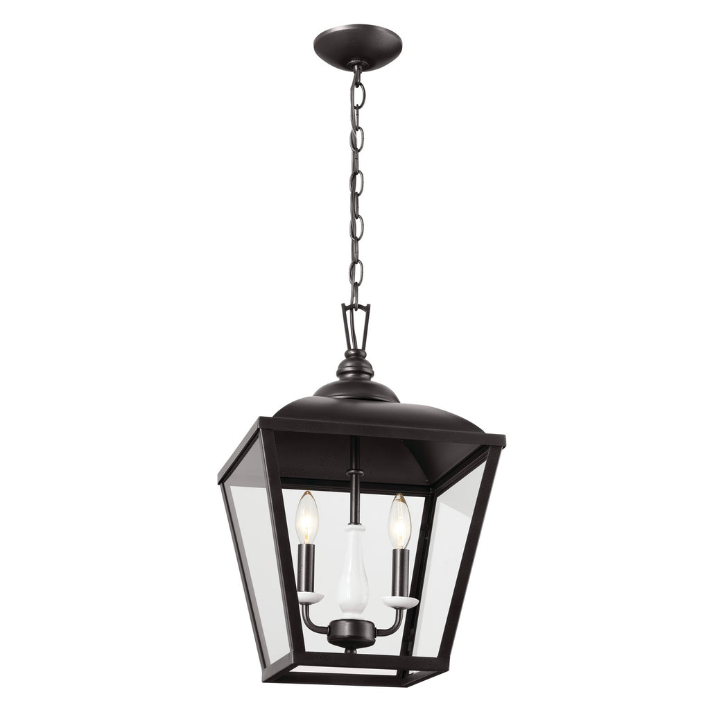 KICHLER 52474AVI Gentle Hill 19" 2 Light Pendant Anvil Iron