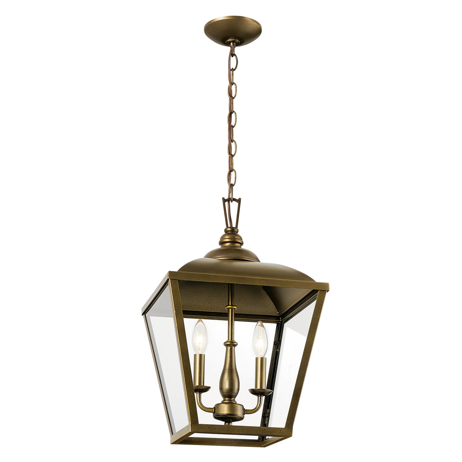KICHLER 52474CHZ Gentle Hill 19" 2 Light Pendant Character Bronze