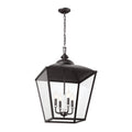 KICHLER 52475AVI Gentle Hill 27.5" 4 Light Foyer Pendant Anvil Iron