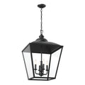 KICHLER 52475BKT Gentle Hill 27.5" 4 Light Foyer Pendant Textured Black