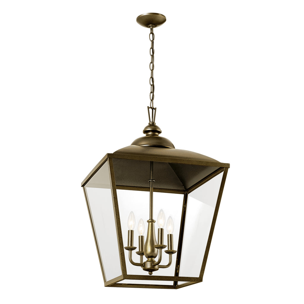 KICHLER 52475CHZ Gentle Hill 27.5" 4 Light Foyer Pendant Character Bronze