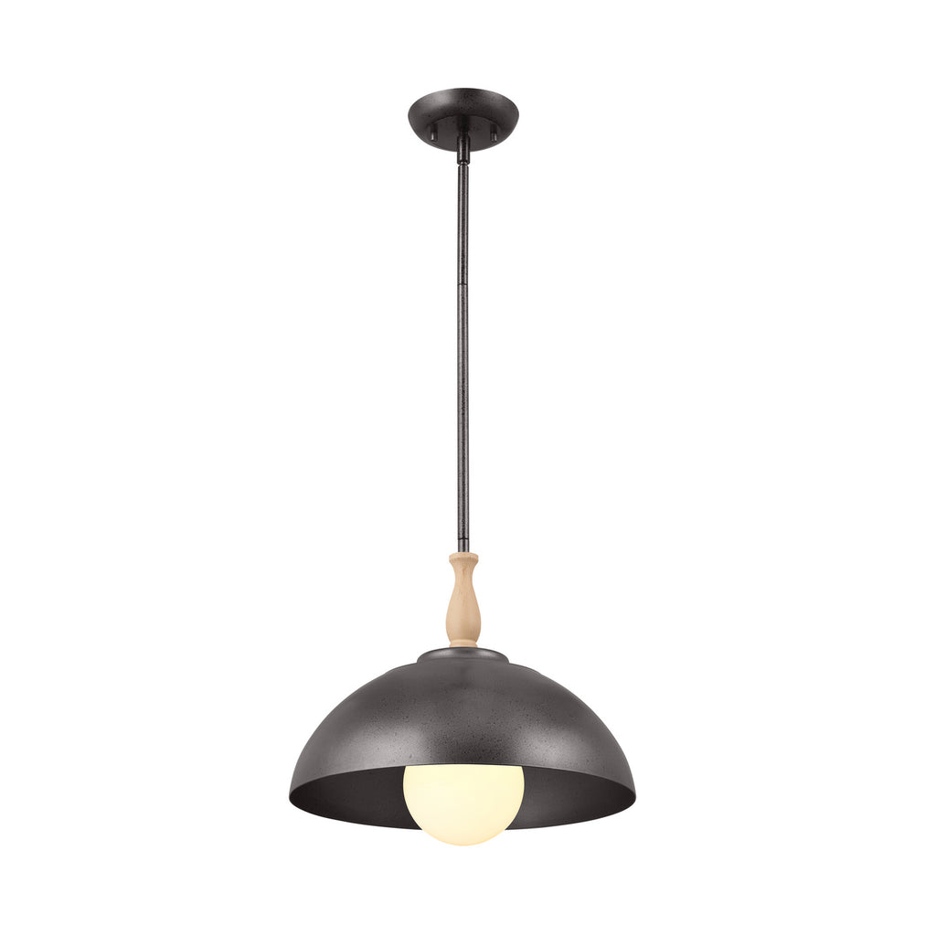 KICHLER 52476AVI Thera 14" 1 Light Pendant Anvil Iron