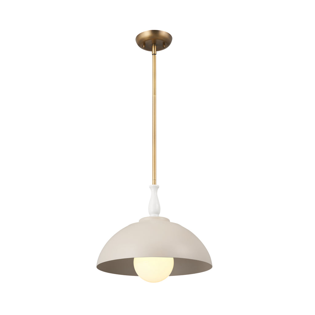KICHLER 52476GRG Thera 14" 1 Light Pendant Greige