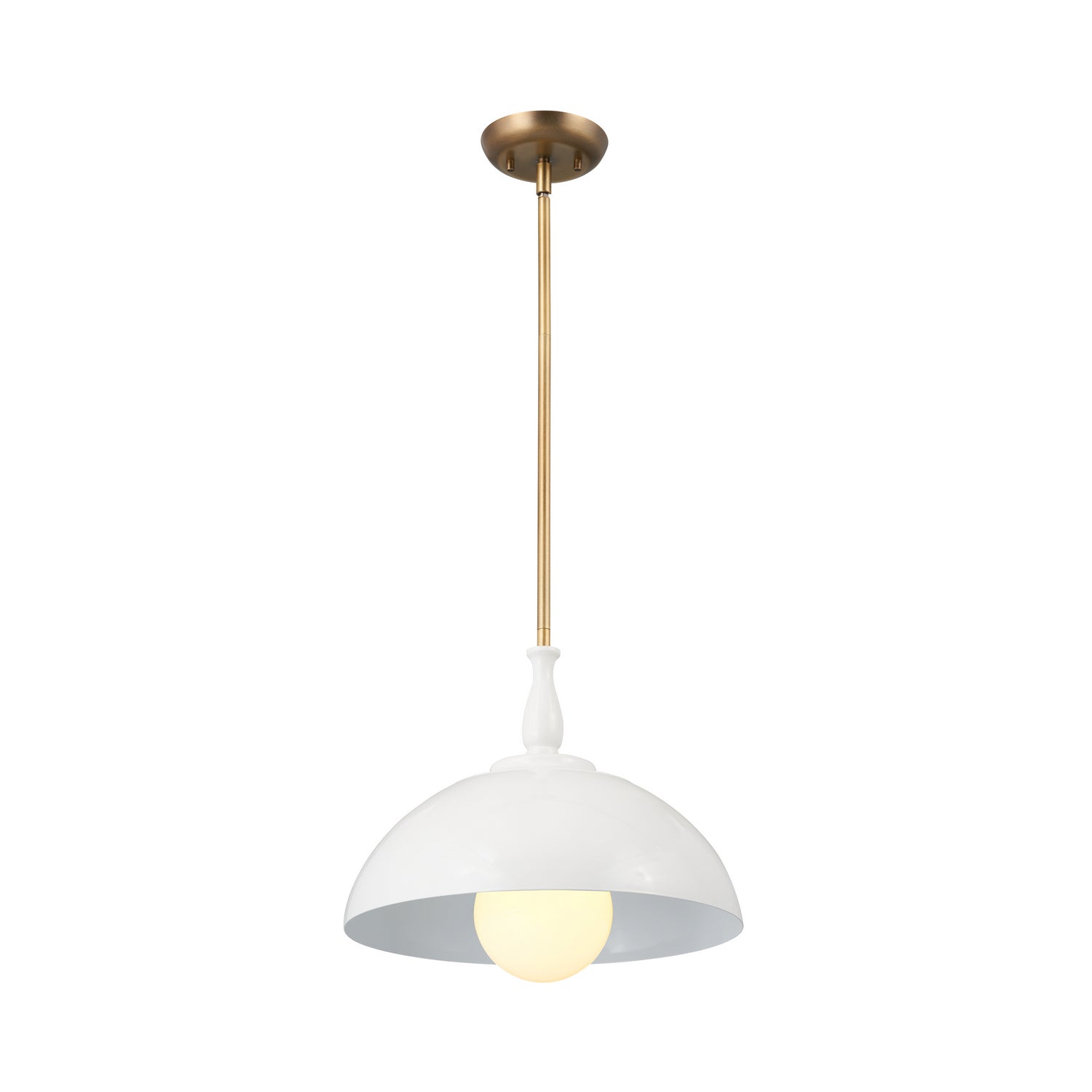KICHLER 52476WH Thera 14" 1 Light Pendant White