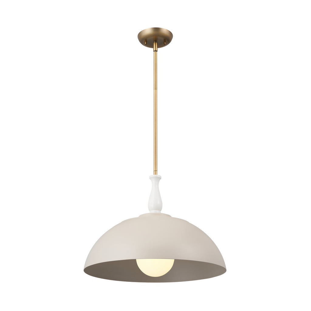KICHLER 52477GRG Thera 18" 1 Light Pendant Greige