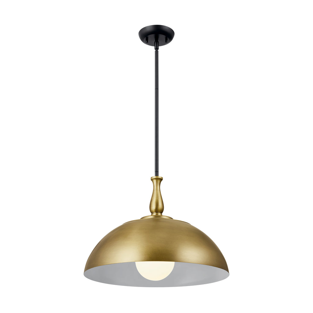 KICHLER 52477NBR Thera 18" 1 Light Pendant Natural Brass