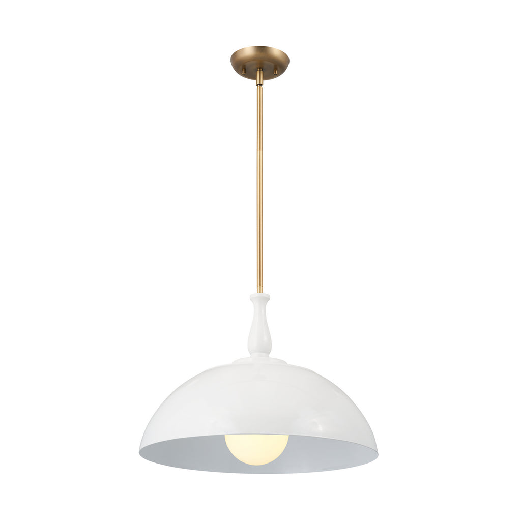KICHLER 52477WH Thera 18" 1 Light Pendant White