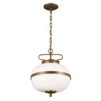 KICHLER 52478CHZ Dame 12" 2 Light Pendant Character Bronze