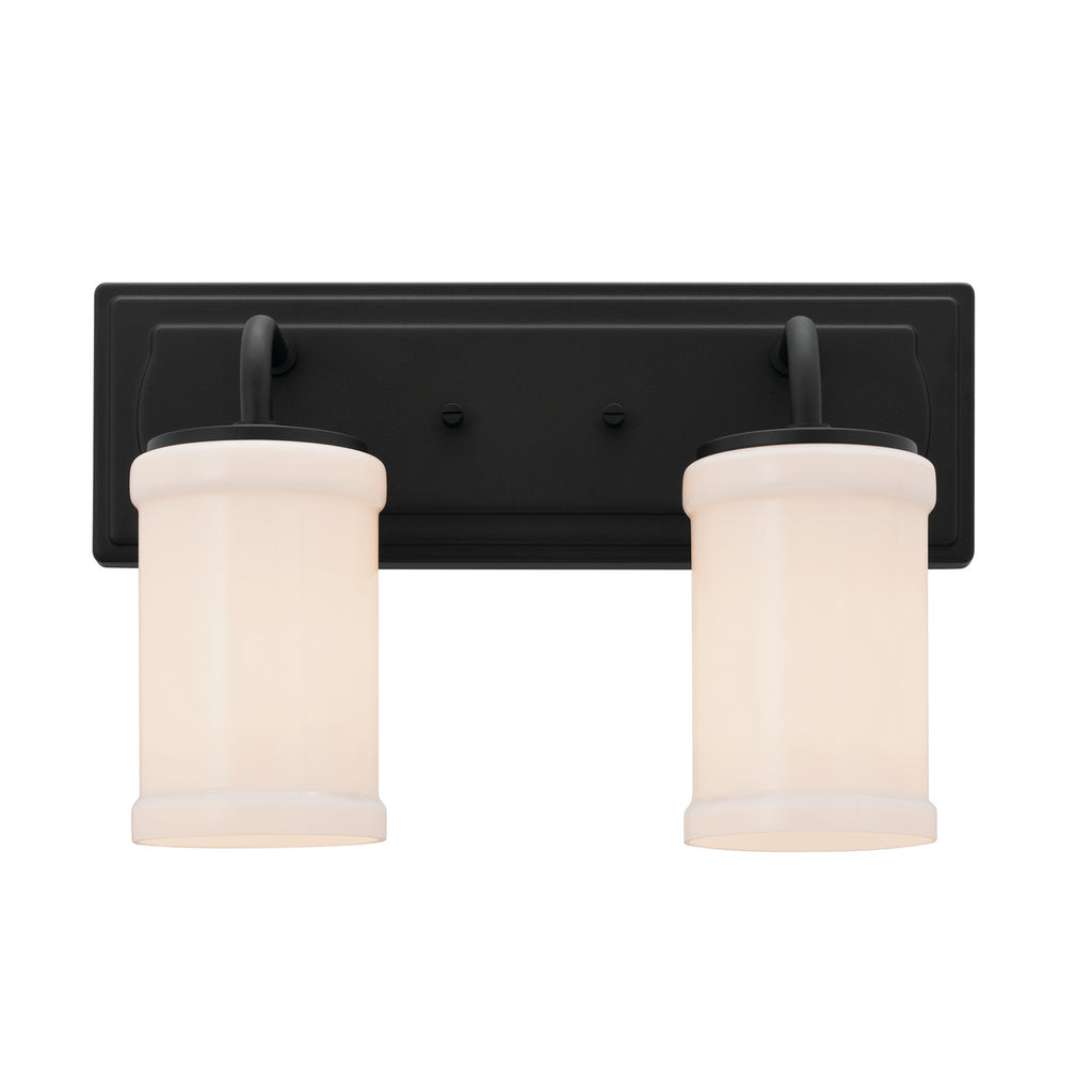 KICHLER 55130BKT Vetivene 10" 2 Light Vanity Light Textured Black