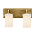 KICHLER 55130NBR Vetivene 10" 2 Light Vanity Light Natural Brass