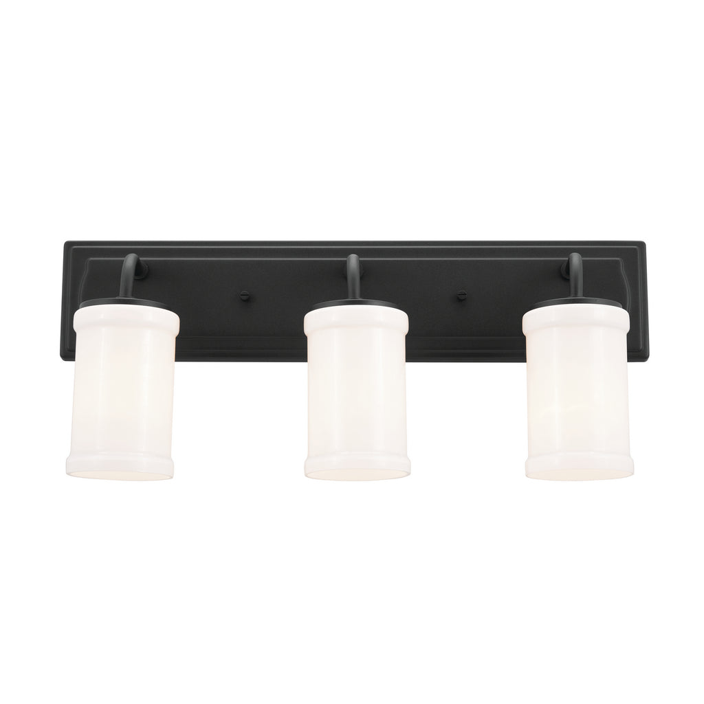 KICHLER 55131BKT Vetivene 10" 3 Light Vanity Light Textured Black