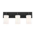 KICHLER 55131BKT Vetivene 10" 3 Light Vanity Light Textured Black