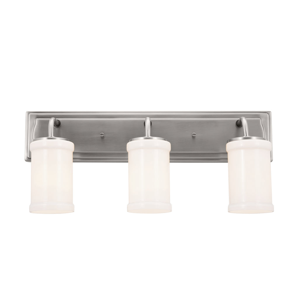 KICHLER 55131CLP Vetivene 10" 3 Light Vanity Light Classic Pewter