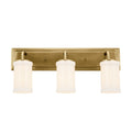 KICHLER 55131NBR Vetivene 10" 3 Light Vanity Light Natural Brass