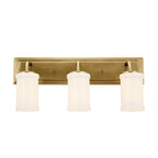 KICHLER 55131NBR Vetivene 10" 3 Light Vanity Light Natural Brass
