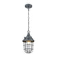 ELK STUDIO 1223-004 Steel Trap 6'' Wide 1-Light Mini Pendant - Gray