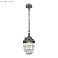 ELK STUDIO 1223-004 Steel Trap 6'' Wide 1-Light Mini Pendant - Gray